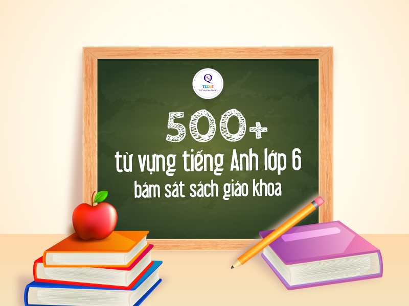 Bộ 500+ Từ Vựng Tiếng Anh Lớp 6