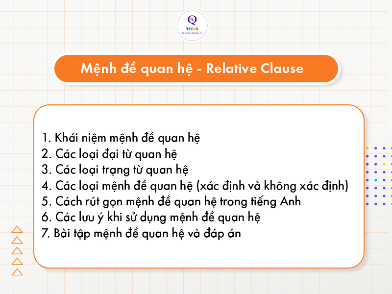 Mệnh đề quan hệ (Relative Clause)