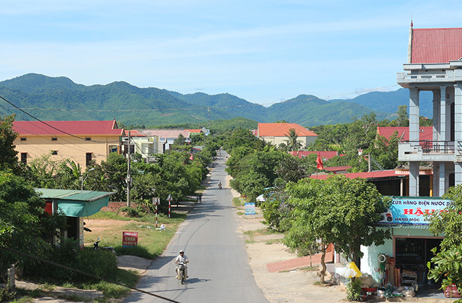 Thị trấn Nông trường Việt Trung. Ảnh: Báo Quảng Bình